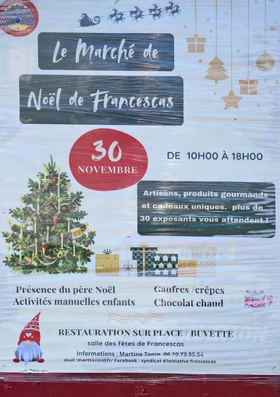 Marché de Noël Francescas