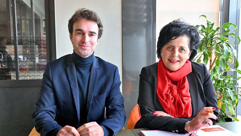 Gaëtan Malange et Christine Bonfanti-Dossat